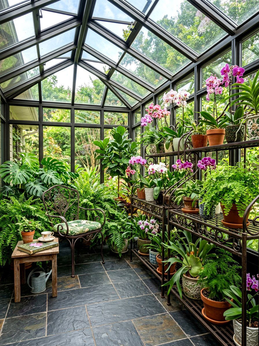 Greenhouse Style Small Sunroom - 30 small sunroom ideas