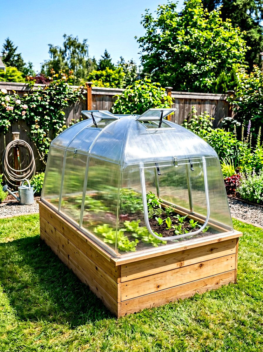 Greenhouse Topper For Garden - 30 raised bed greenhouse ideas