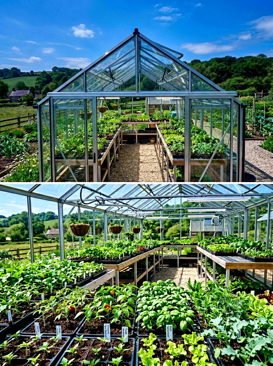Greenhouse Vegetable Garden - 30 kitchen vegetable garden ideas