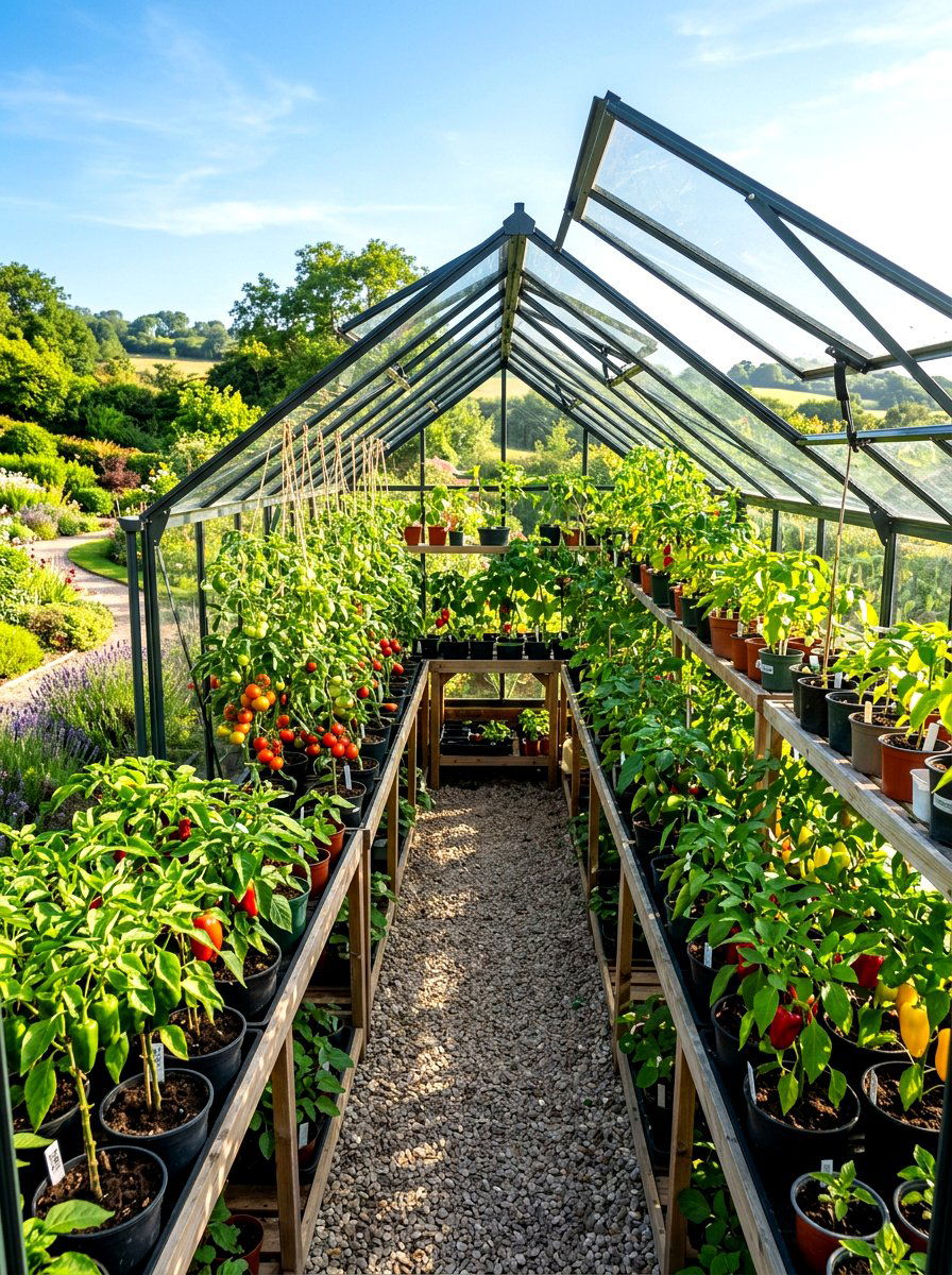 Greenhouse Vegetable Garden - 30 year round vegetable garden ideas