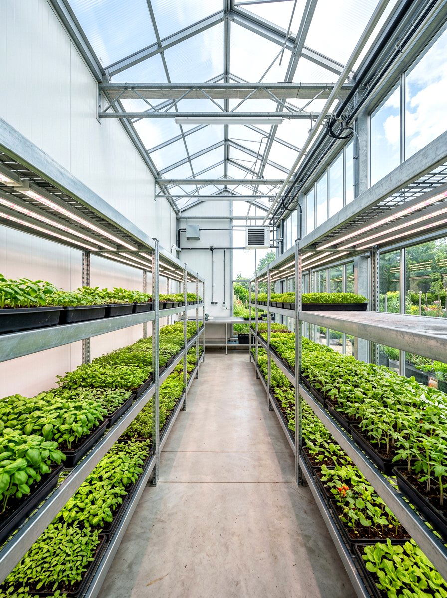 Greenhouse grow light strips - 30 greenhouse lighting ideas