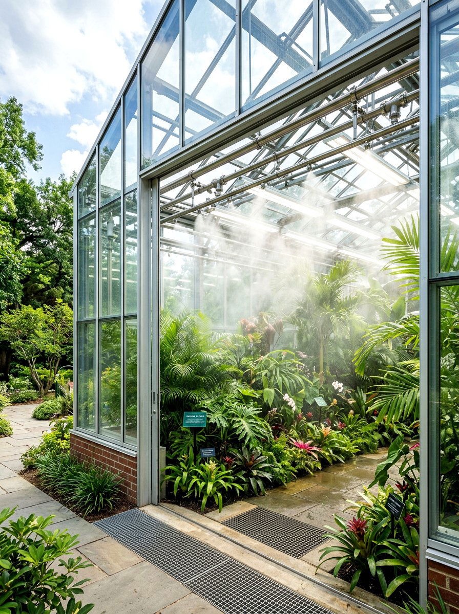 Greenhouse misting system - 30 raised bed irrigation ideas