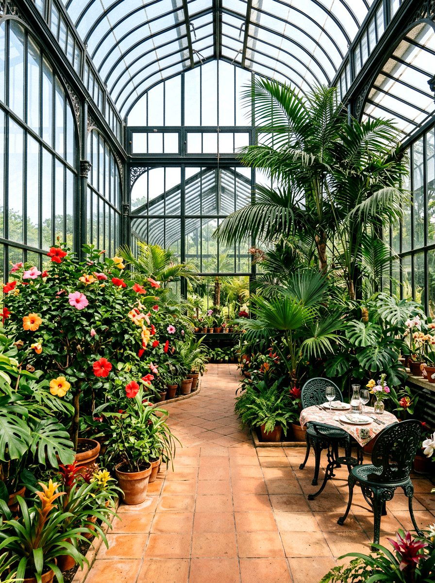 Greenhouse - 30 home retreat room ideas