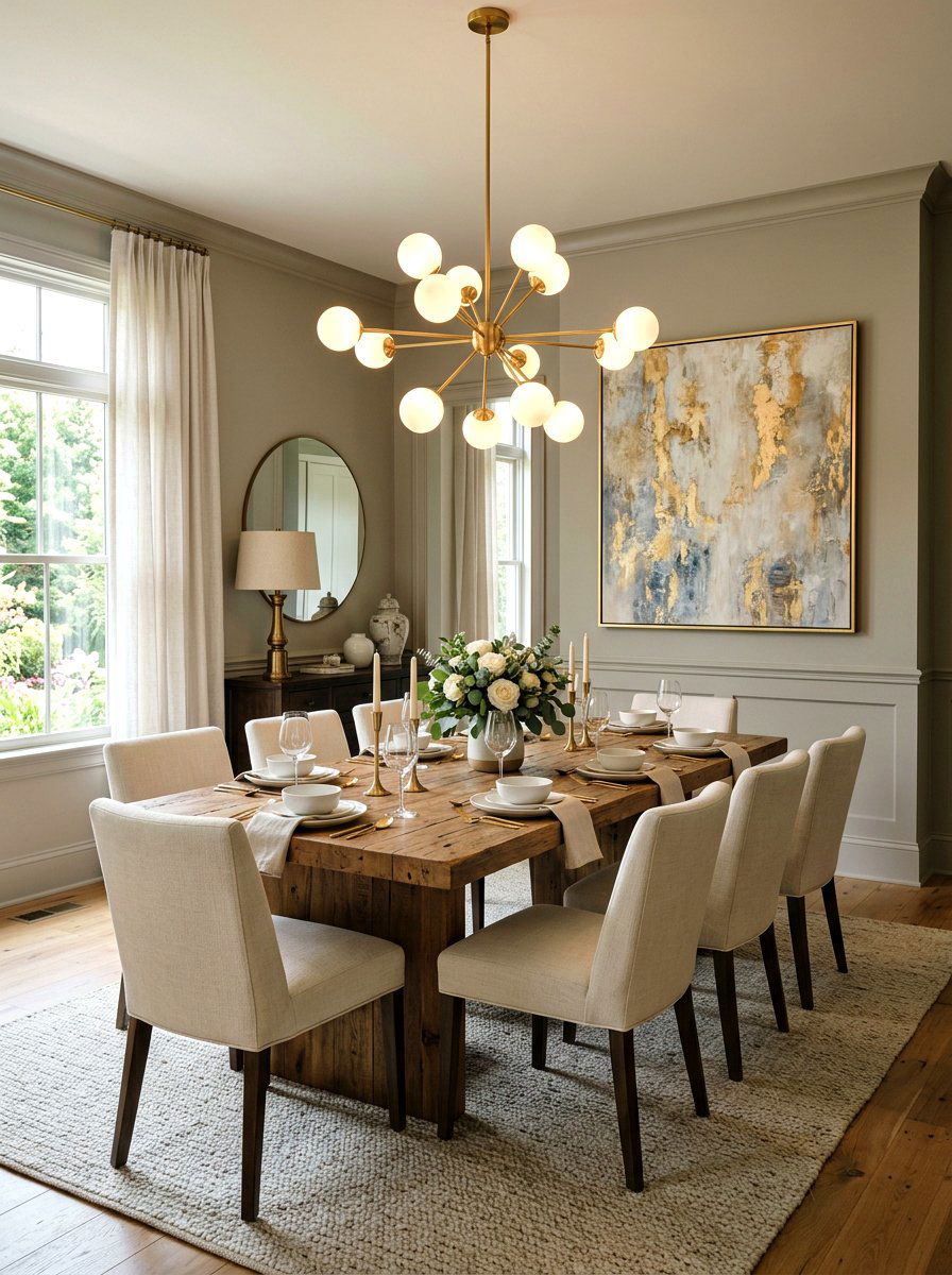 Greige Dining Room - 30 greige room ideas