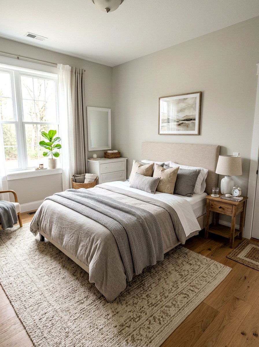 Greige Guest Room - 30 greige room ideas