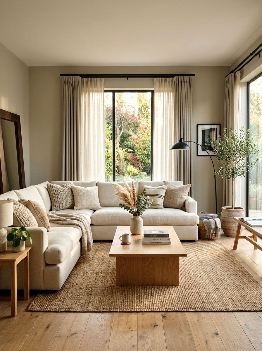 Greige Living Room - 30 greige room ideas