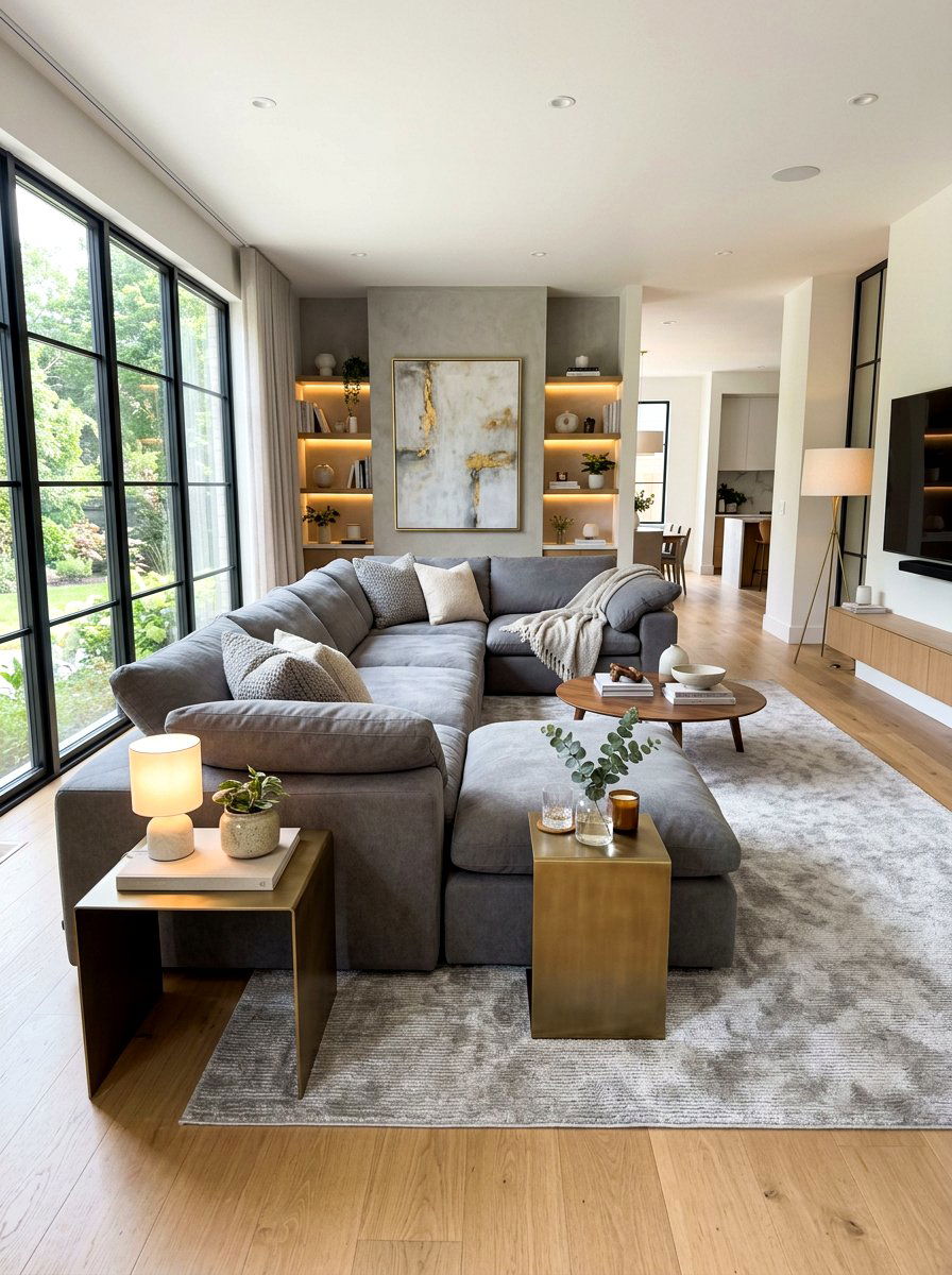 Grey Cloud Couch - 30 cloud couch living room ideas