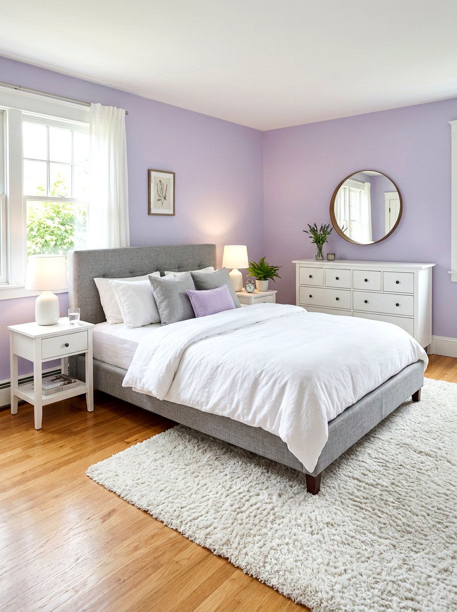 Grey Fabric Platform Bed - 30 platform bed ideas