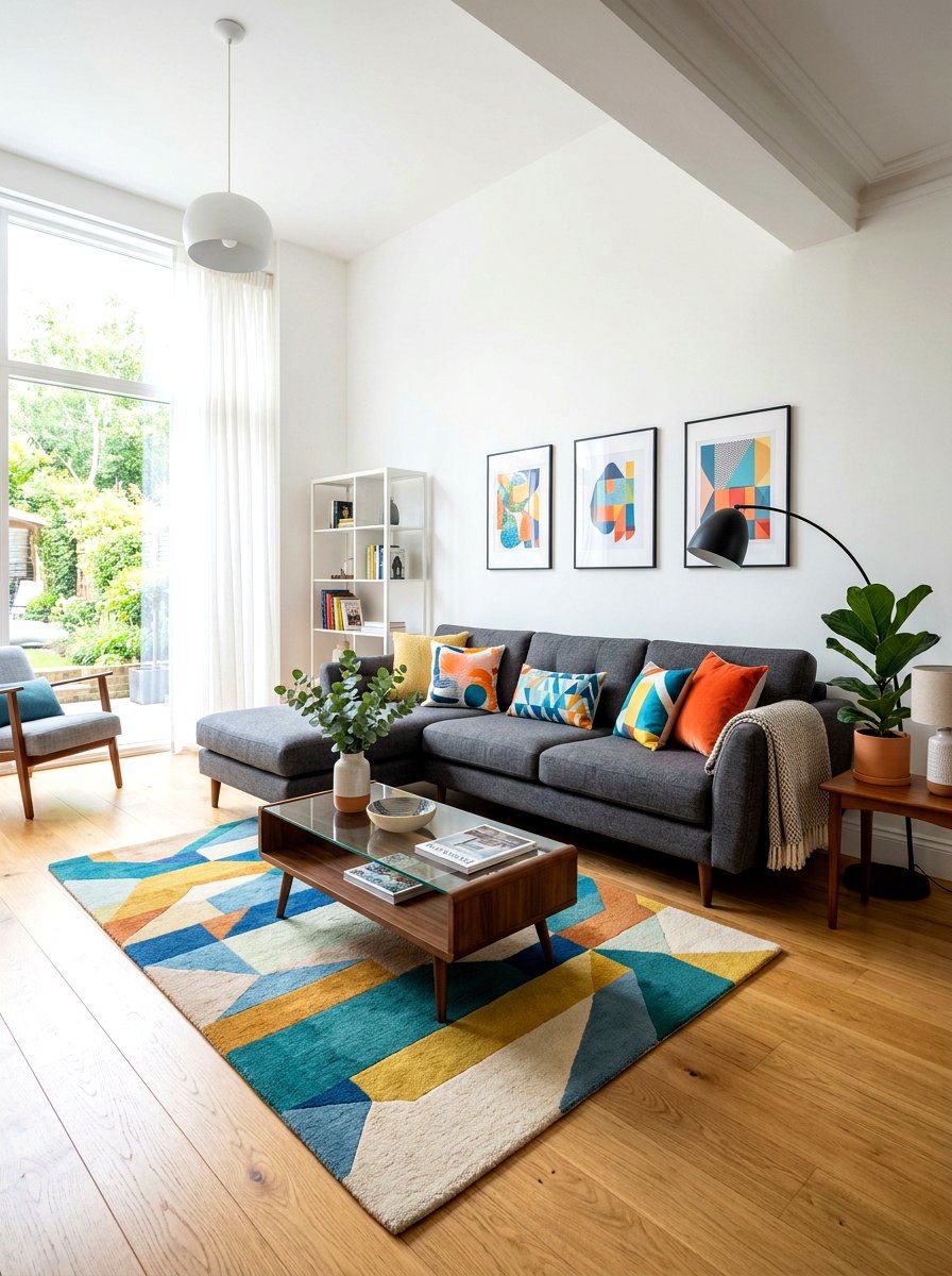 Grey Fabric Sectional Setup - 30 sofa chaise layout ideas