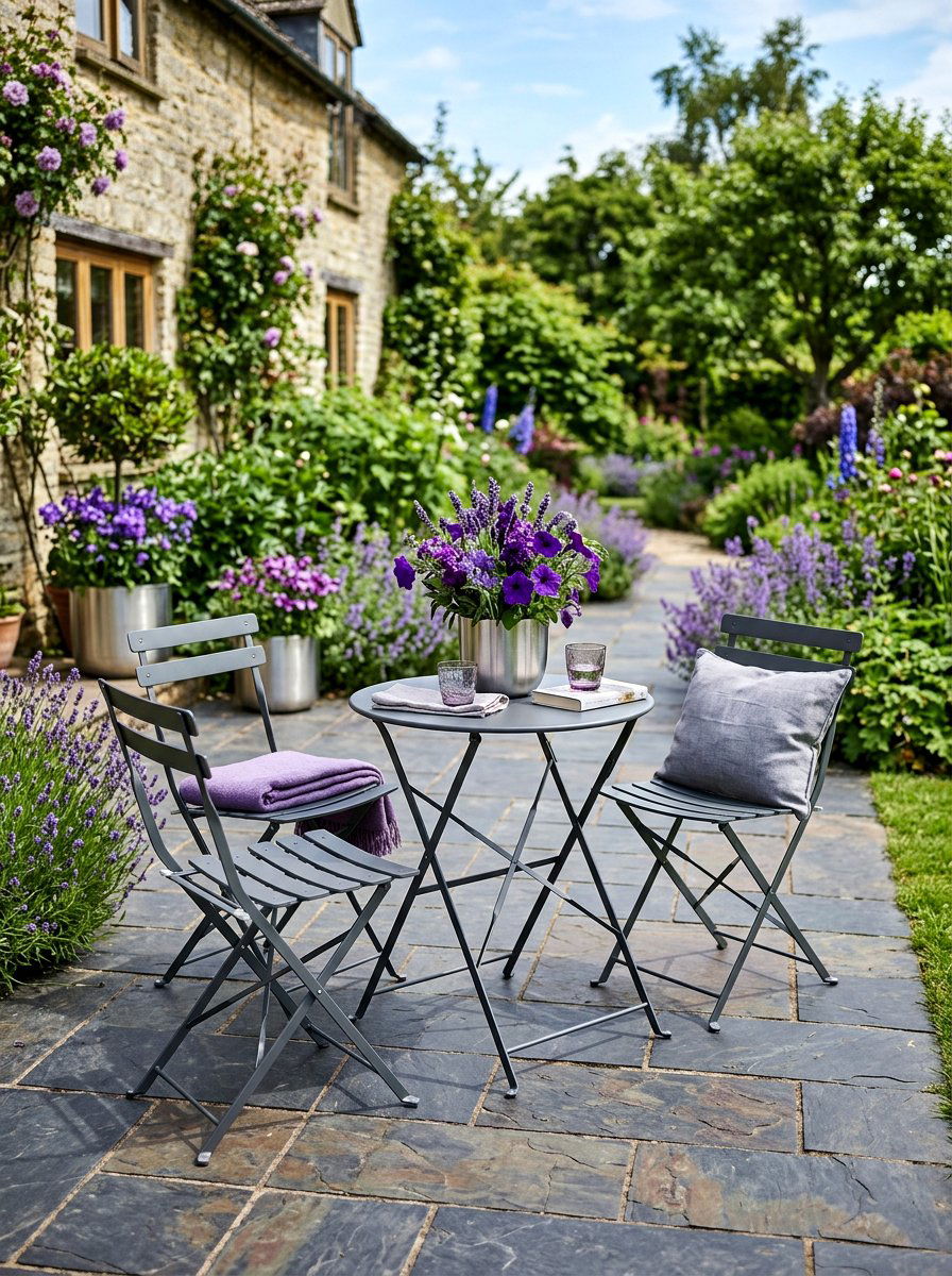 Grey Folding Bistro Set - 30 folding bistro set ideas