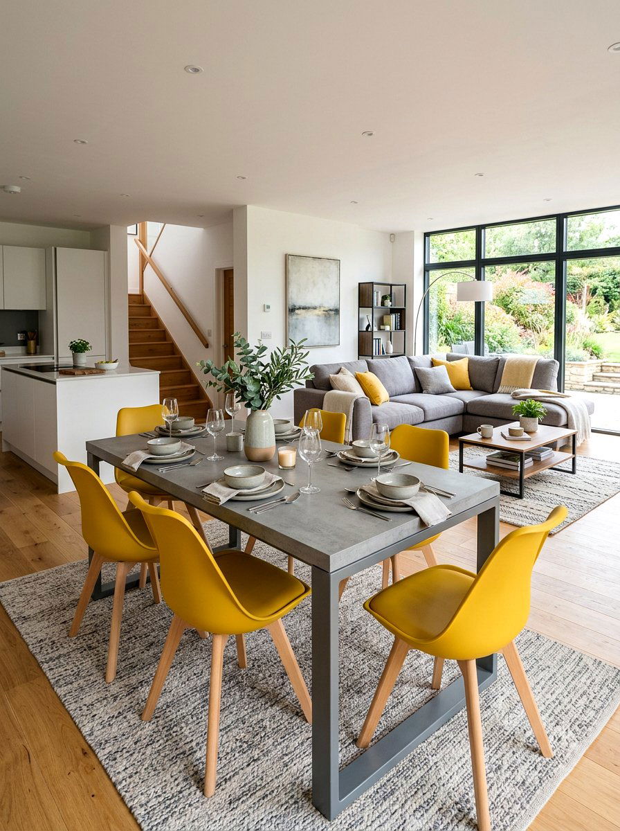 Grey Modern Dining Table - 30 extendable dining table ideas