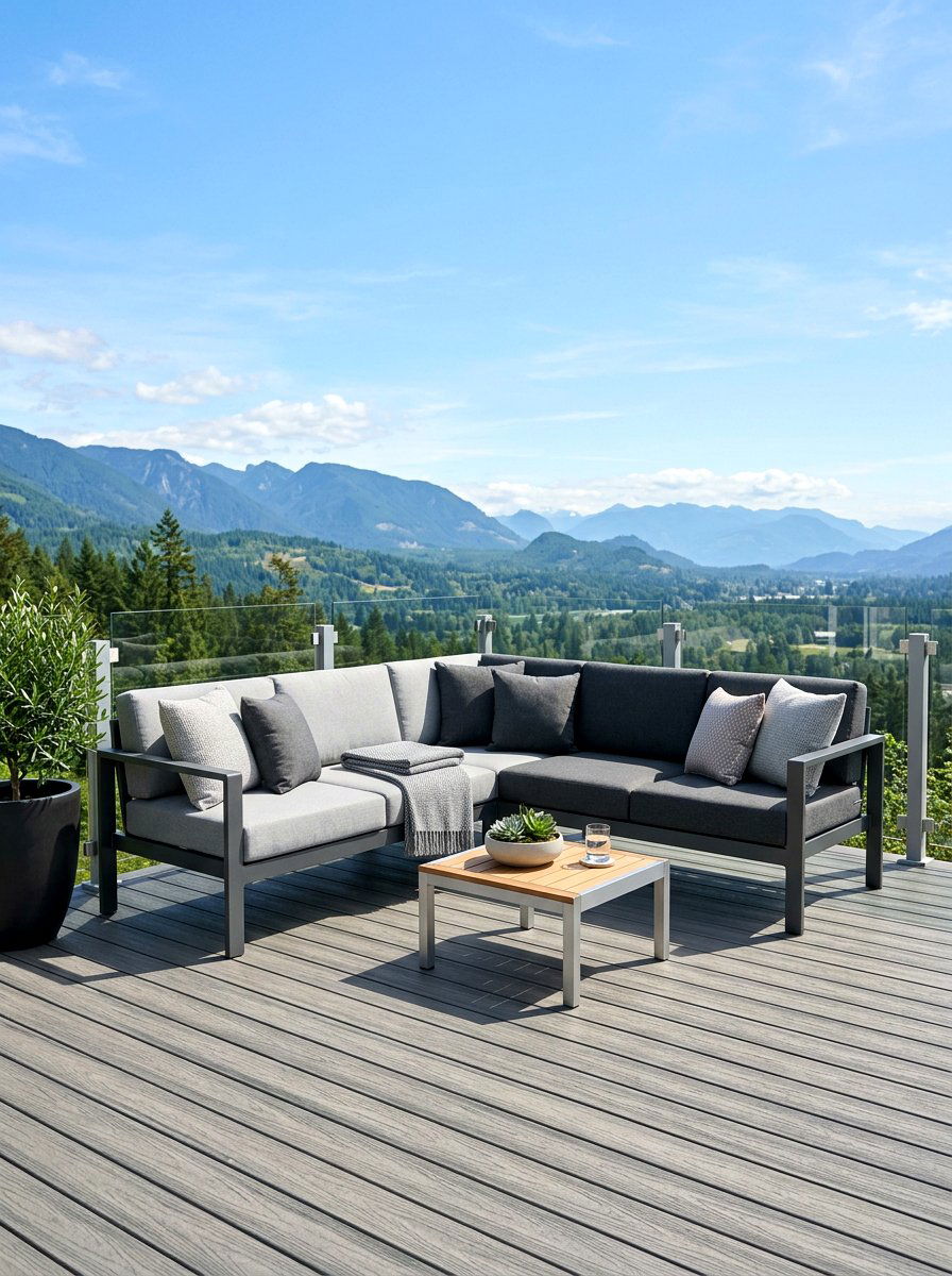 Grey patio sectional - 30 modern patio sectional ideas