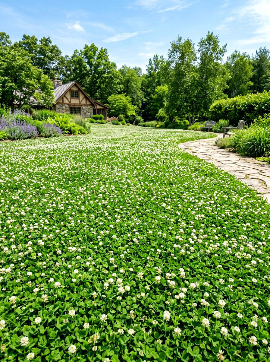 Ground Cover Lawn - 30 natural landscaping ideas