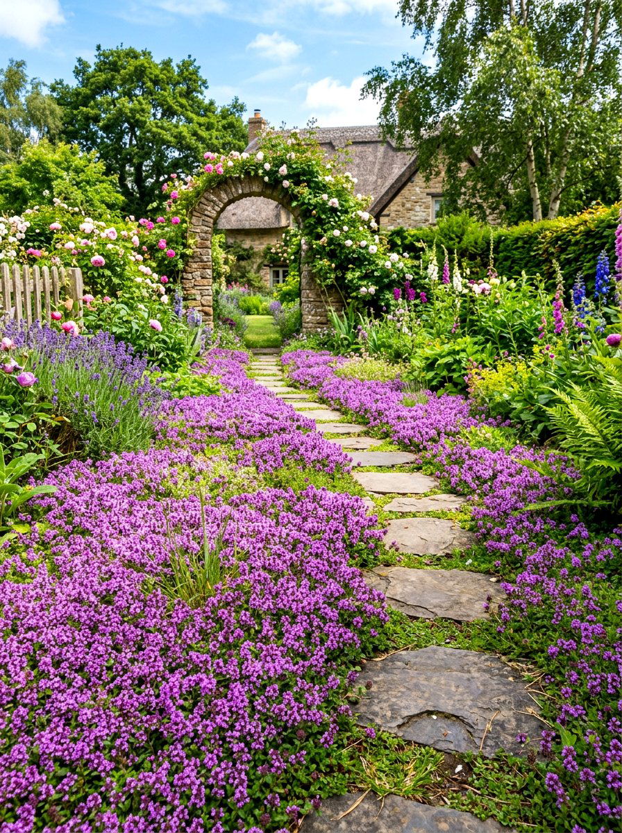 Ground Cover Plant - 30 simple landscaping ideas