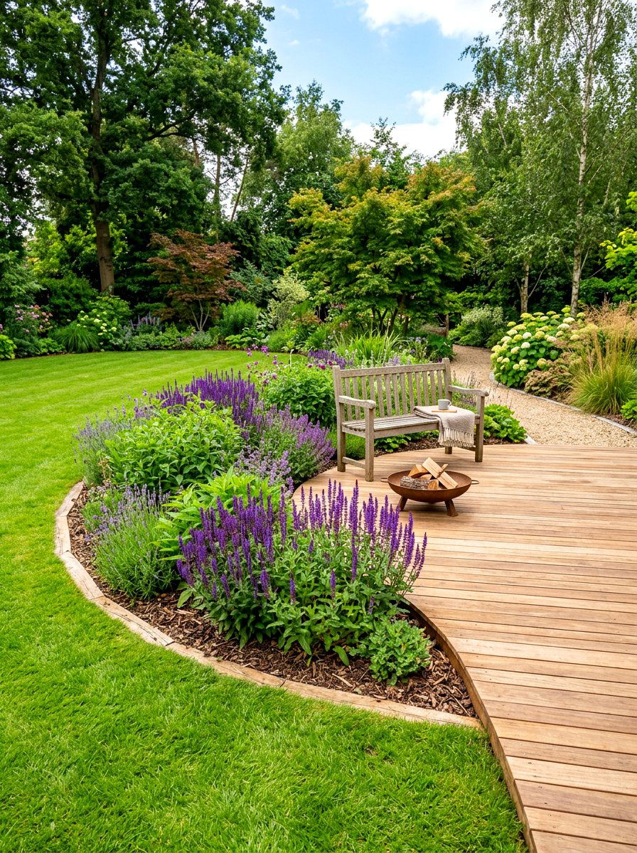 Ground Level Deck - 30 backyard deck ideas