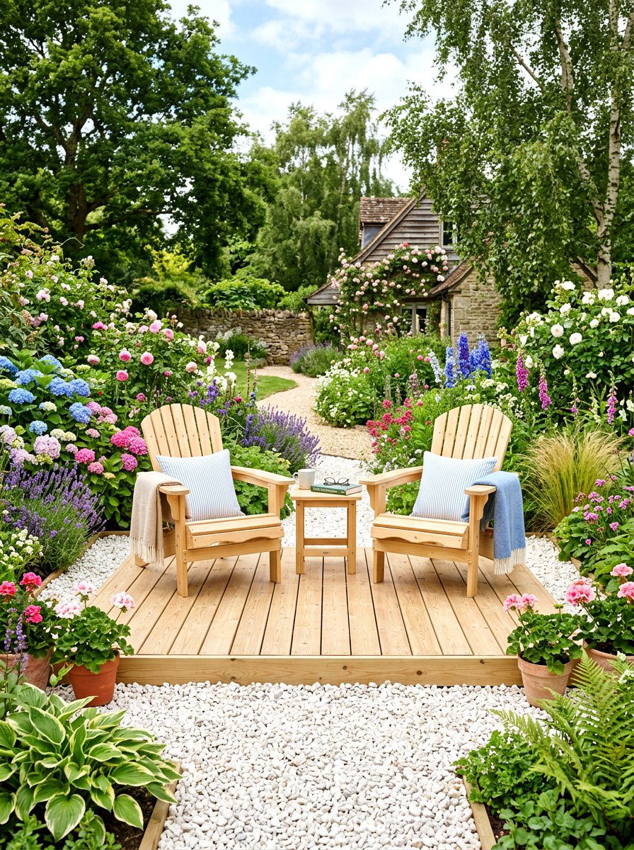 Ground Level Small Deck - 30 small deck ideas