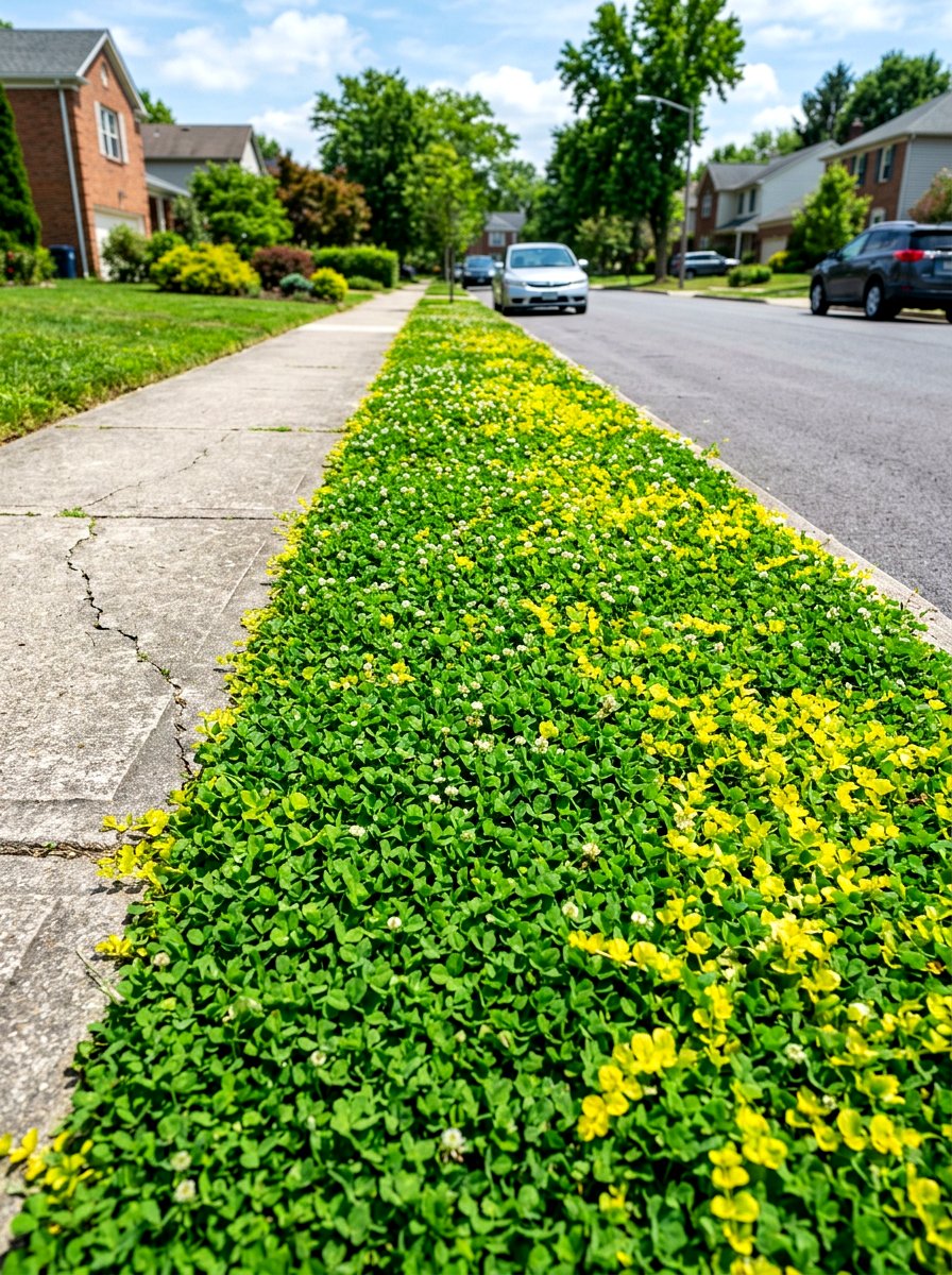 Ground cover lawn alternative - 30 hellstrip garden ideas