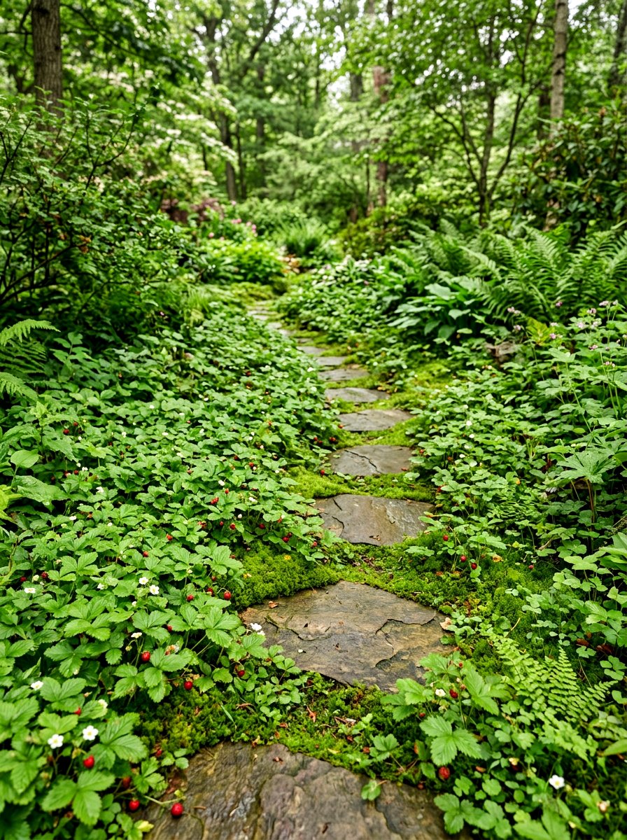 Ground cover plants - 30 bird friendly backyard landscaping ideas