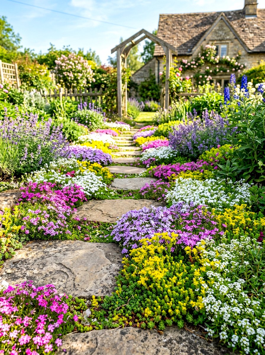 Groundcover for bees - 30 pollinator backyard garden ideas