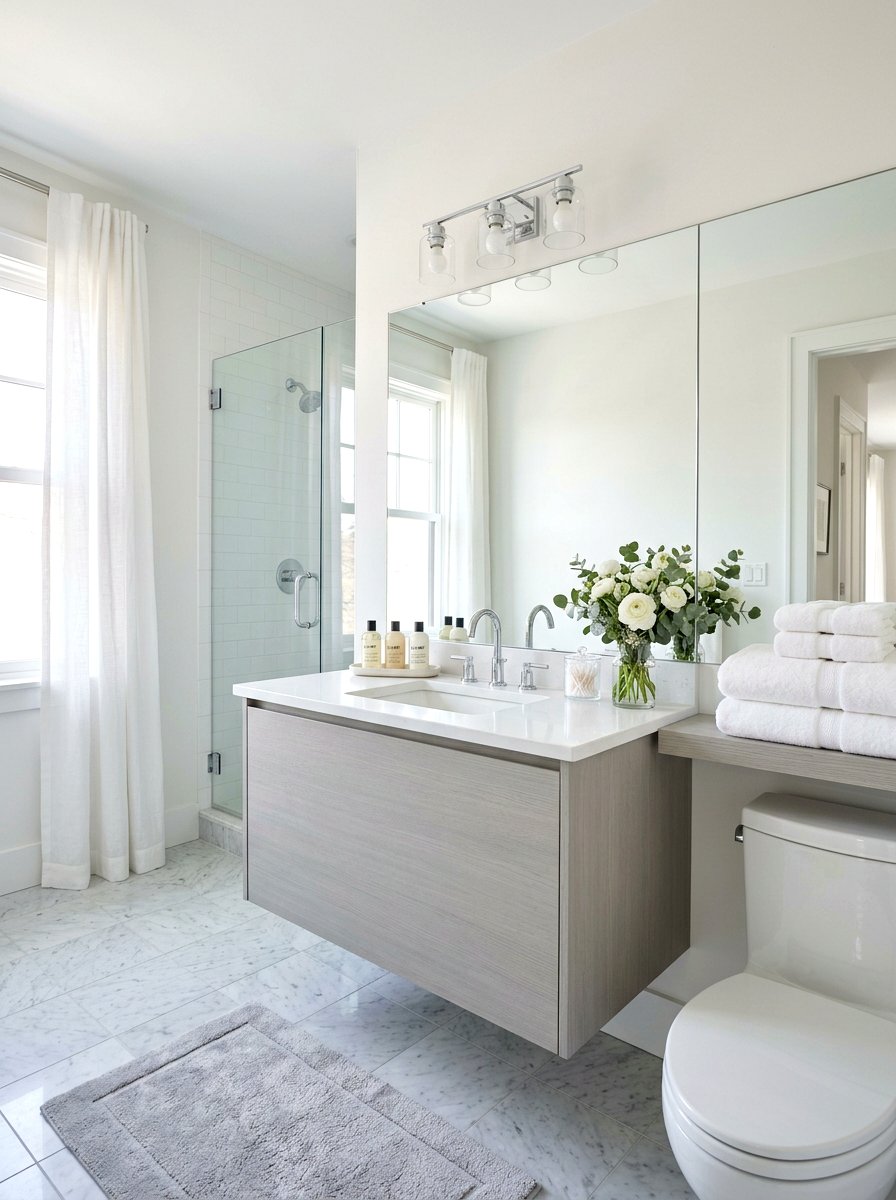 Guest Bathroom - 30 neutral bathroom ideas