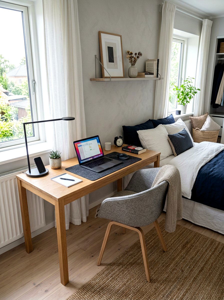 Guest Bedroom Desk Workspace - 30 guest bedroom ideas