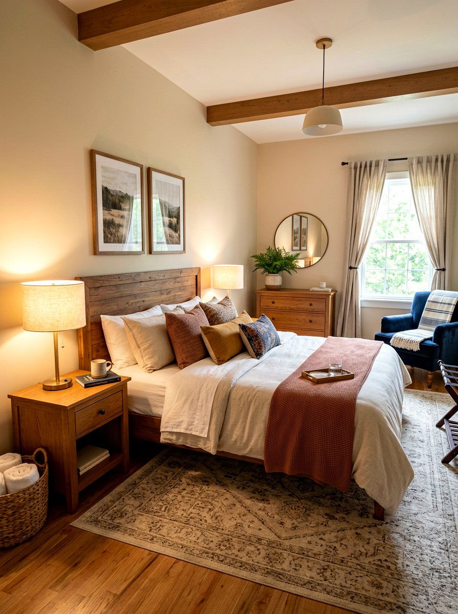 Guest Bedroom Dimmable Nightstand Light - 30 dimmable lighting ideas