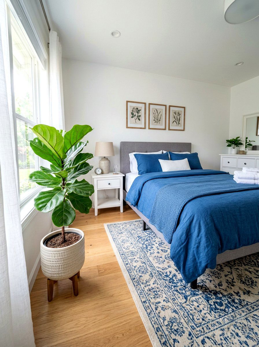 Guest Bedroom Fiddle Leaf Fig - 30 fiddle leaf fig decor ideas