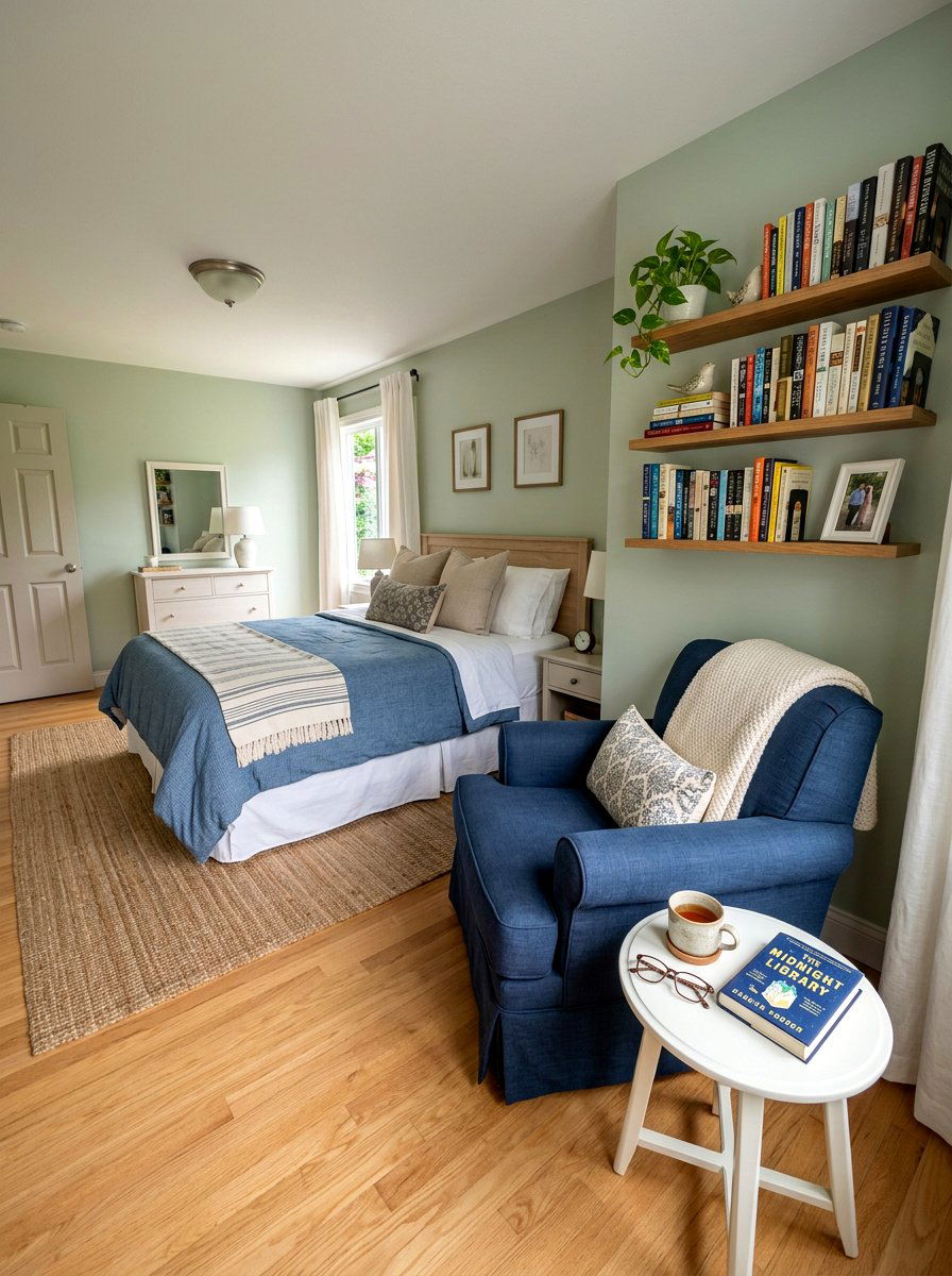 Guest Bedroom Reading Corner - 30 reading den ideas