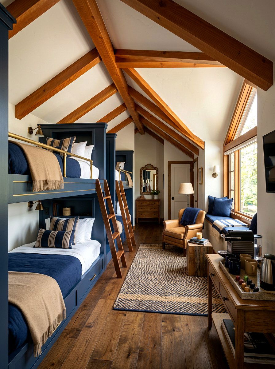 Guest Bunk Room Attic - 30 attic bunk room ideas