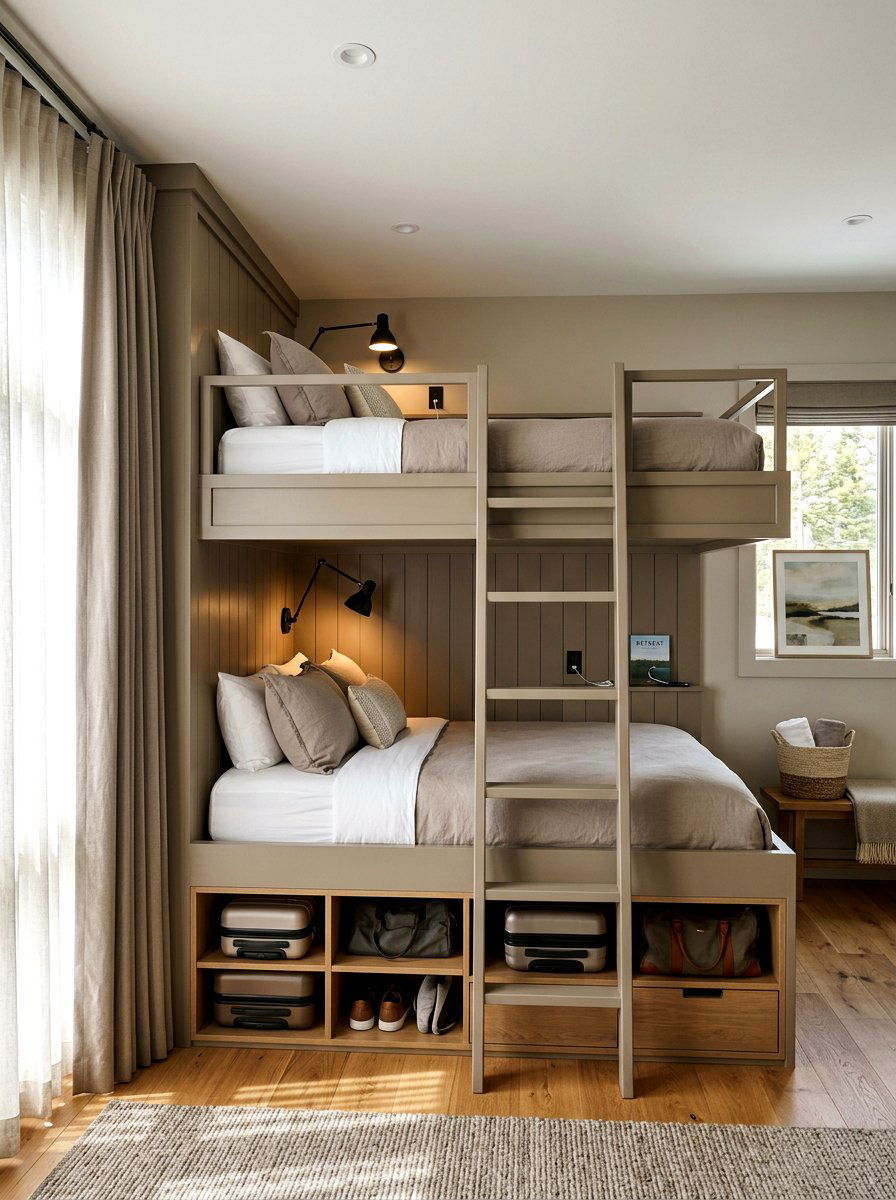 Guest Bunk Room - 30 bunk room aesthetic ideas