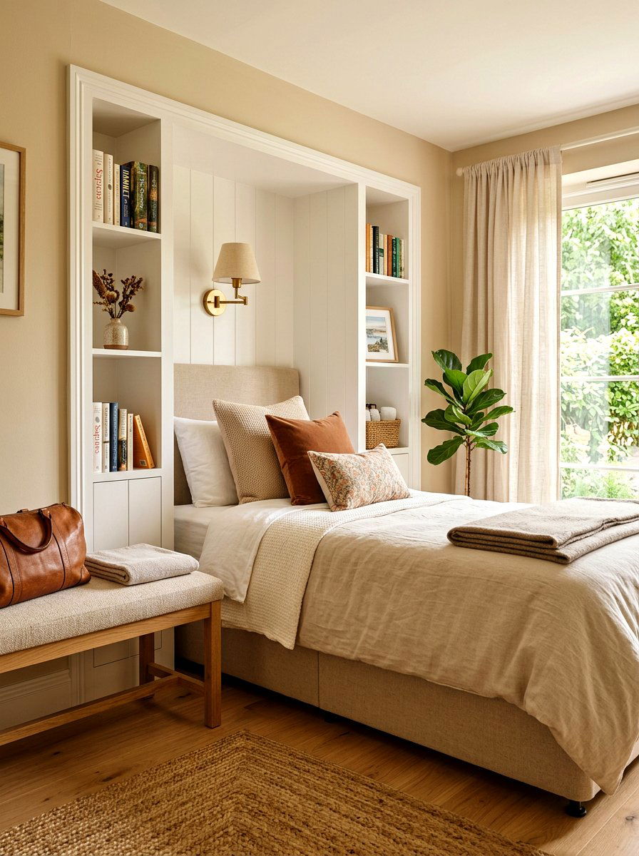 Guest Room Bed Nook - 30 bed nook alcove ideas