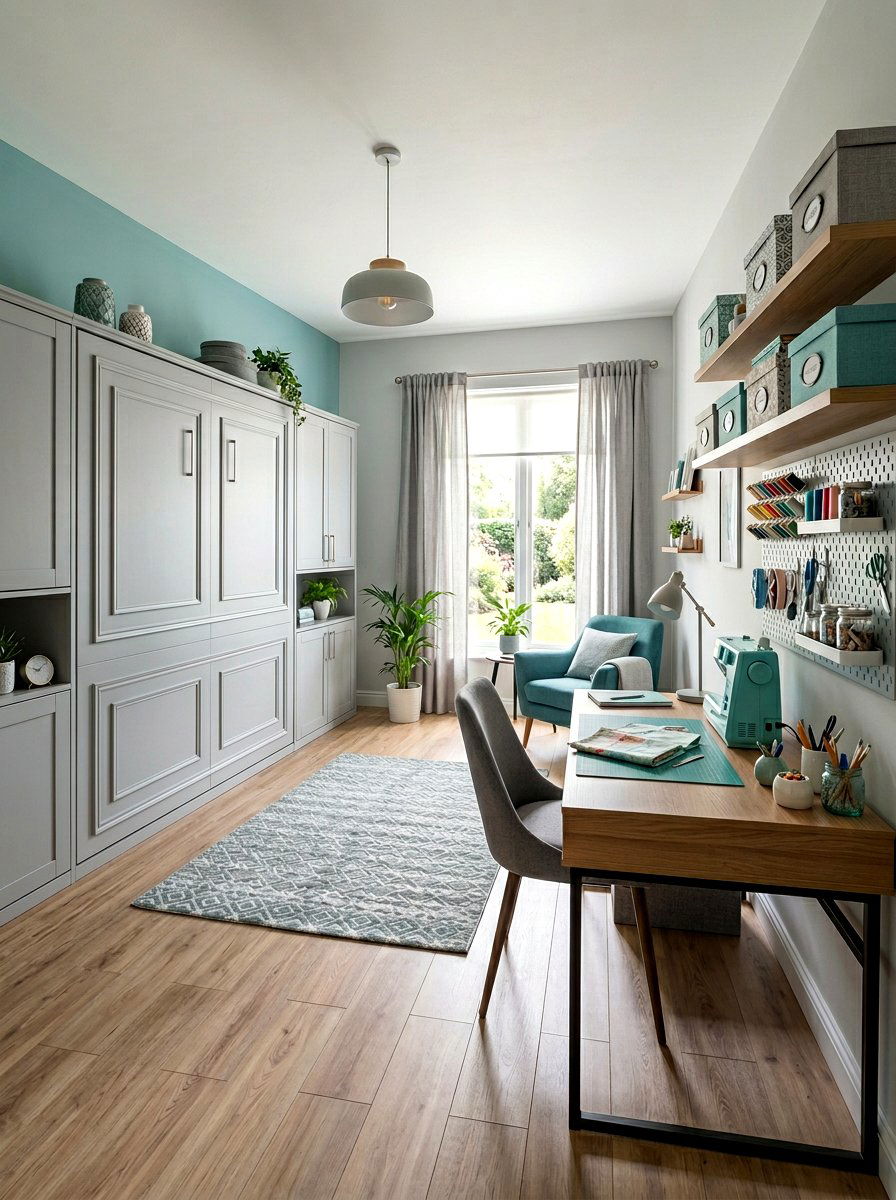 Guest Room Craft Room - 30 craft room ideas