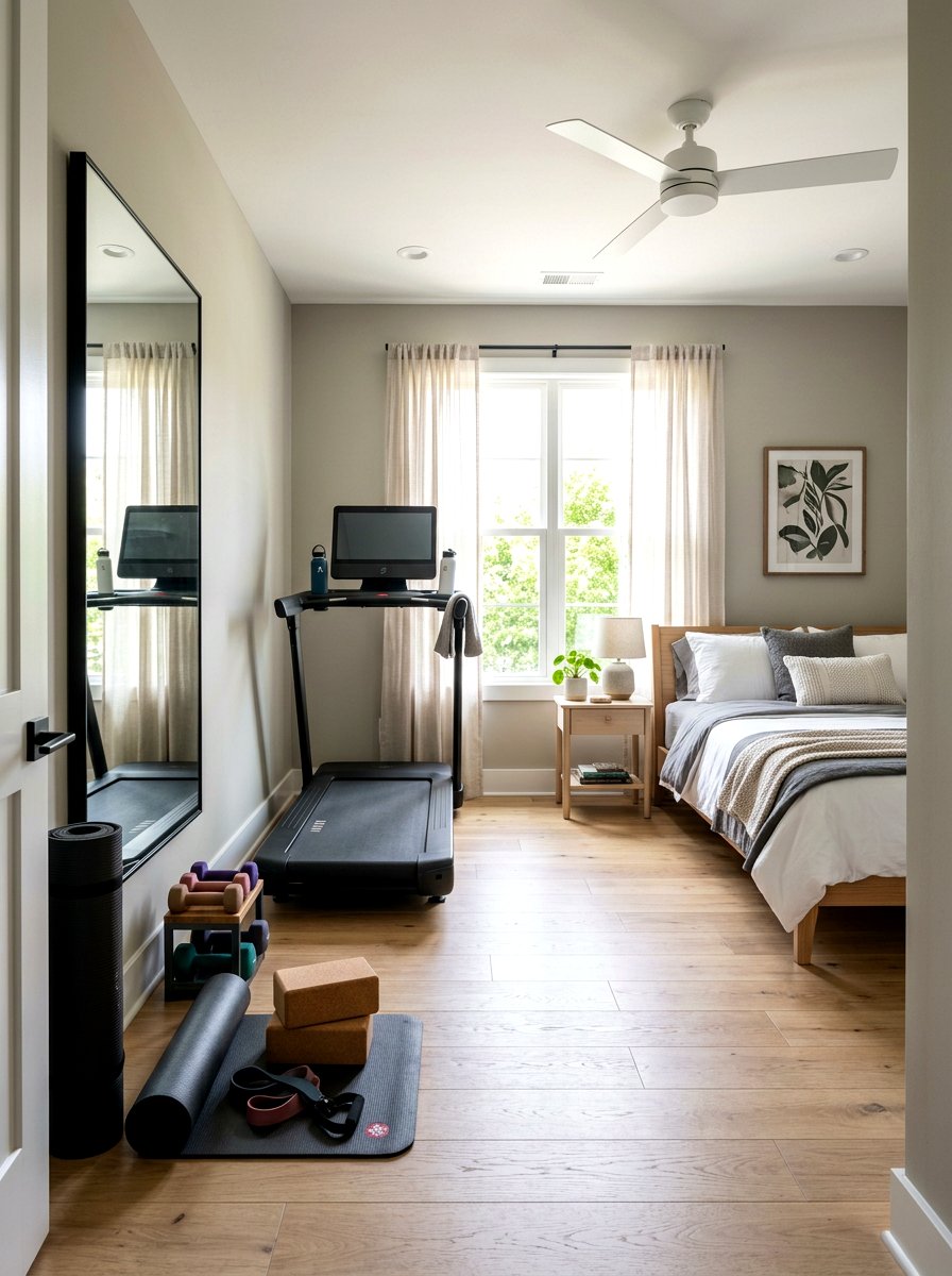 Guest Room Home Gym Setup - 30 dual purpose guest room ideas