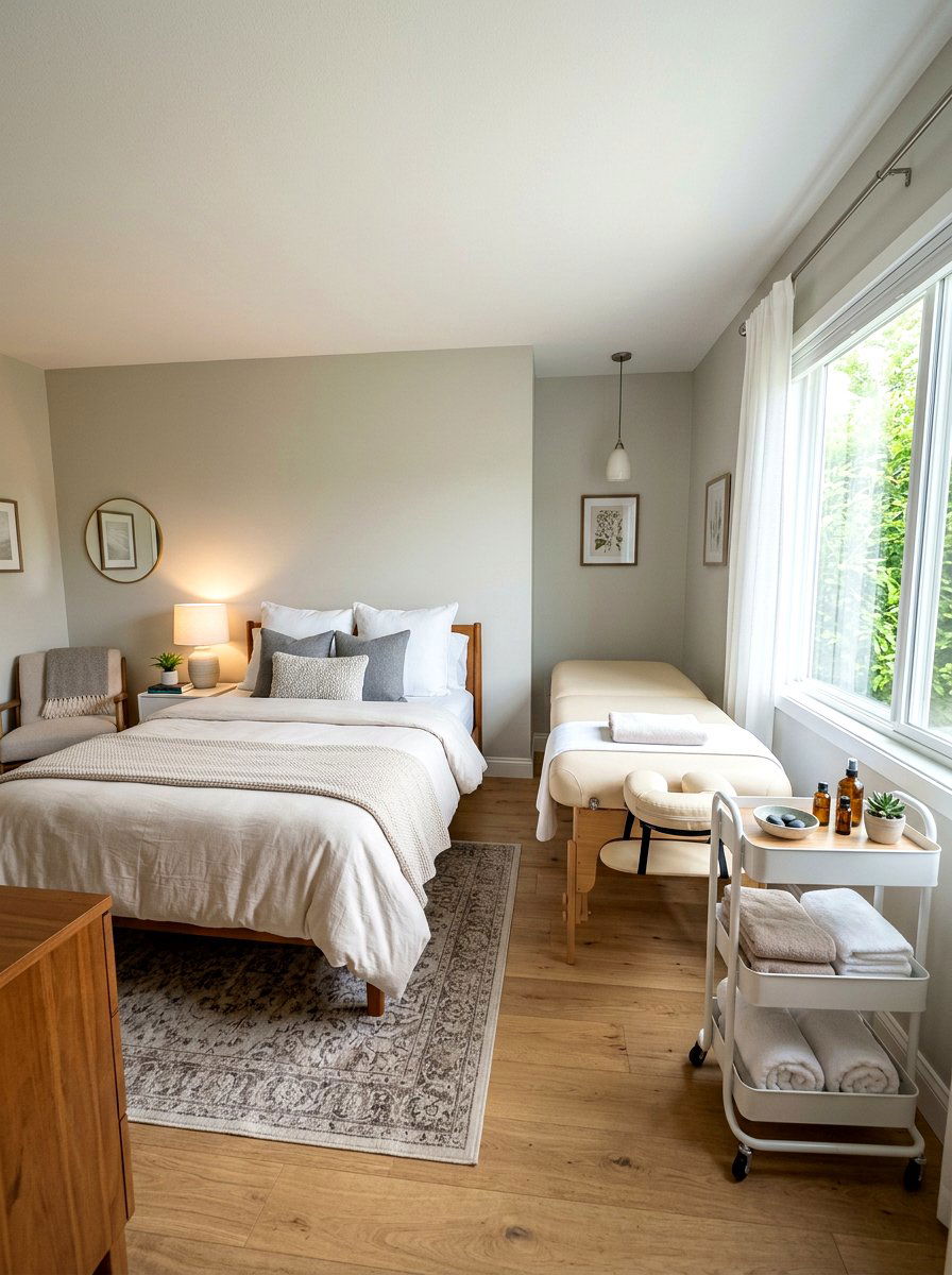 Guest Room Massage - 30 massage corner ideas