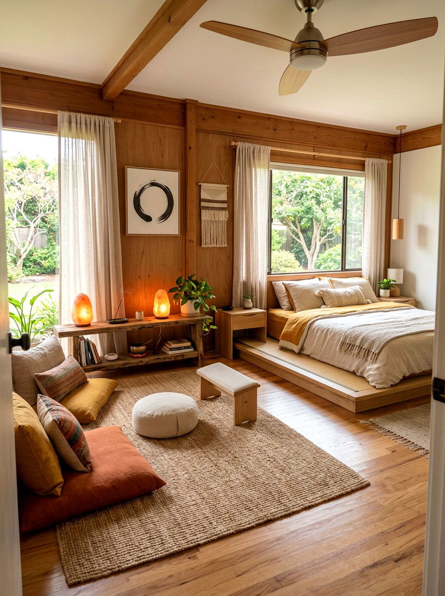 Guest Room Meditation Space - 30 dual purpose guest room ideas