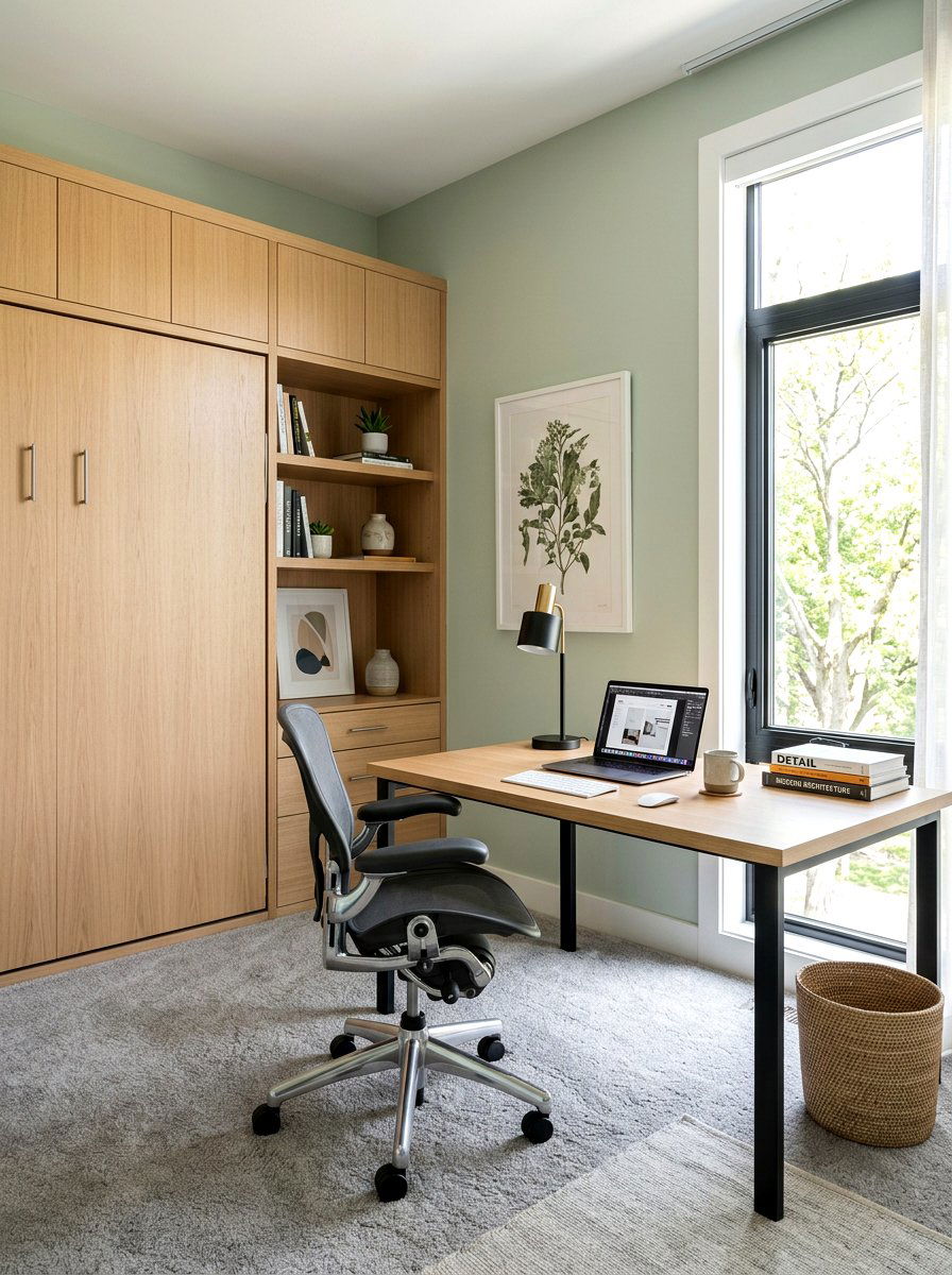 Guest Room Office - 30 flex room office ideas