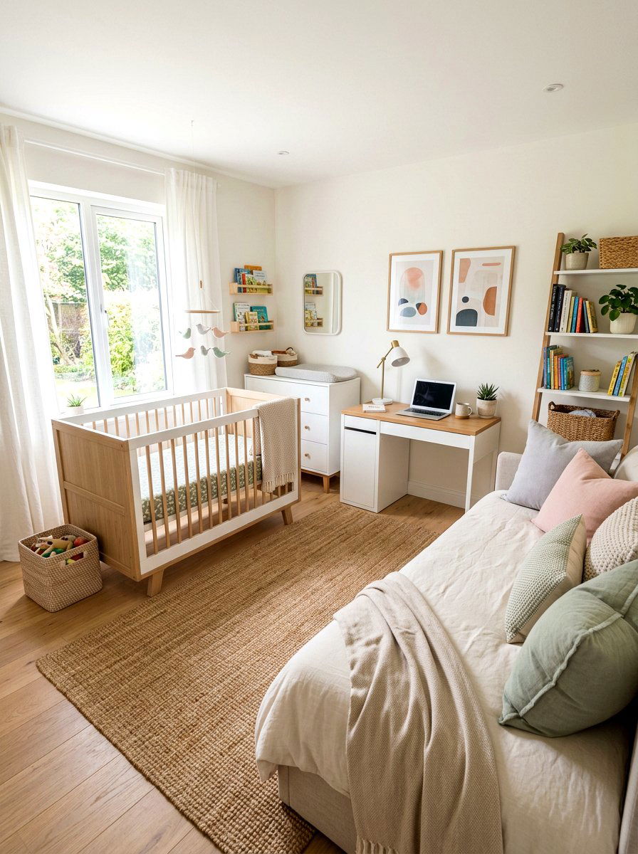 Guest Room Office Nursery - 30 guest room office ideas