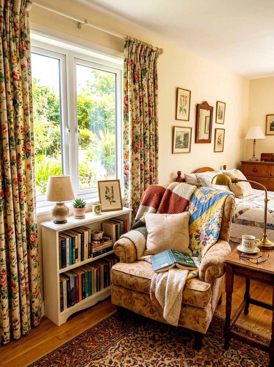 Guest Room Reading Nook - 30 dual purpose guest room ideas