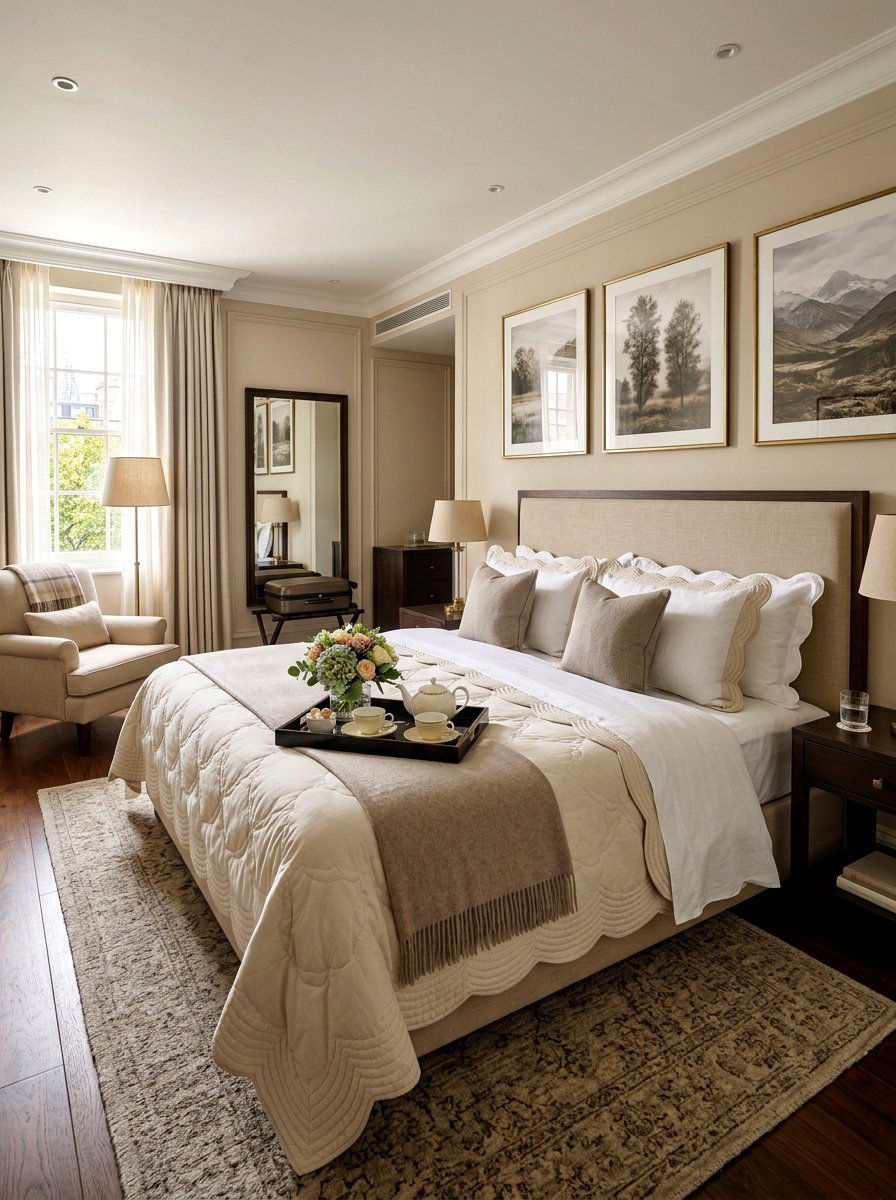Guest Room Scalloped Bedding - 30 scalloped bedding ideas