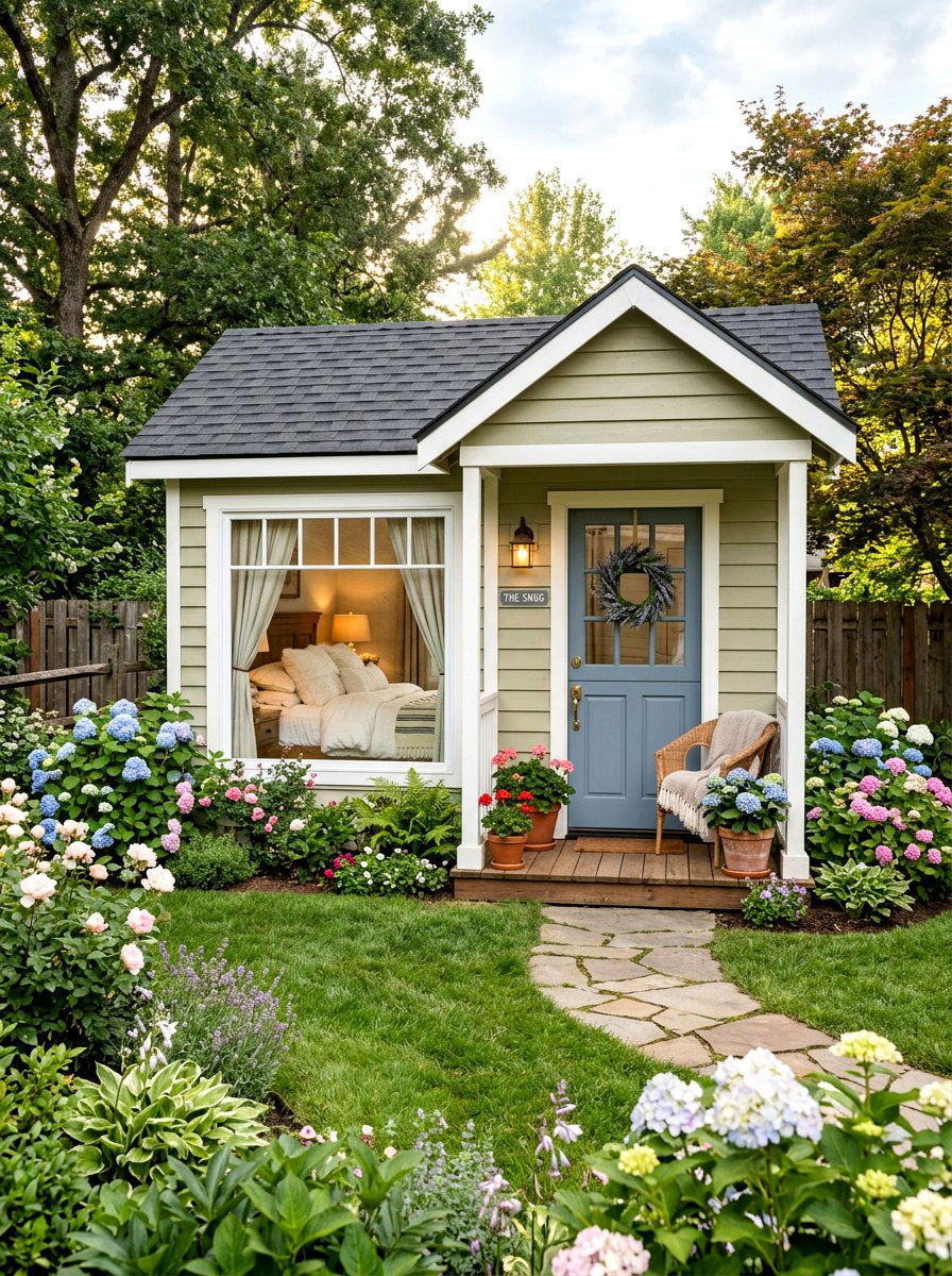 Guest Room She Shed - 30 she shed backyard aesthetic ideas