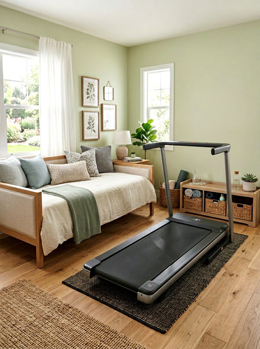 Guest Room Treadmill - 30 treadmill room ideas