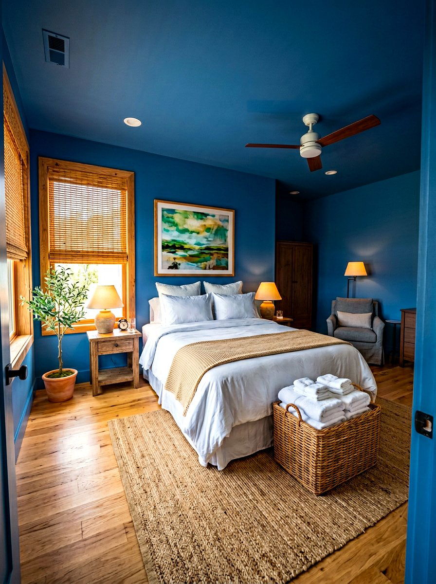 Guest Suite Bamboo Privacy Blind - 30 bamboo shade ideas