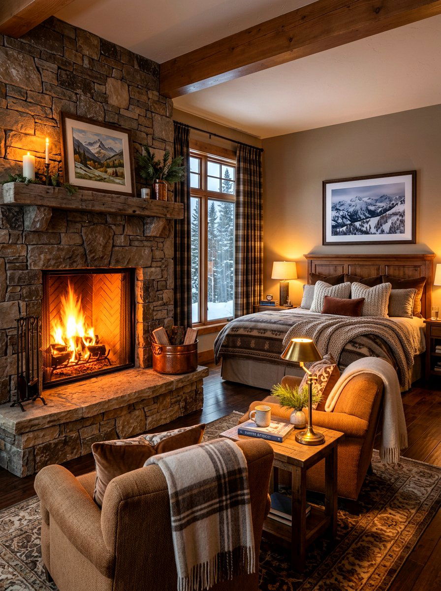 Guest Suite With Fireplace - 30 cozy guest suite ideas