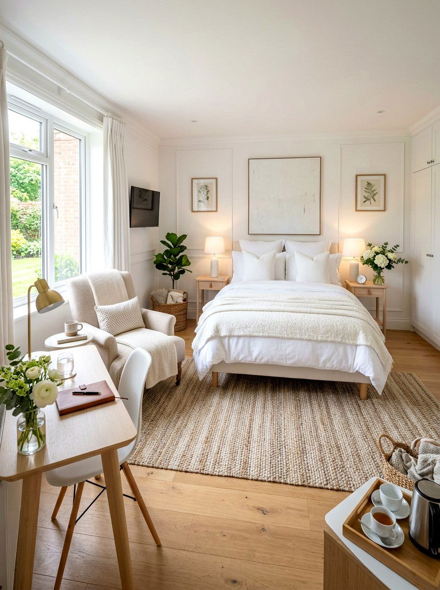 Guest White Bedroom - 30 white bedroom ideas