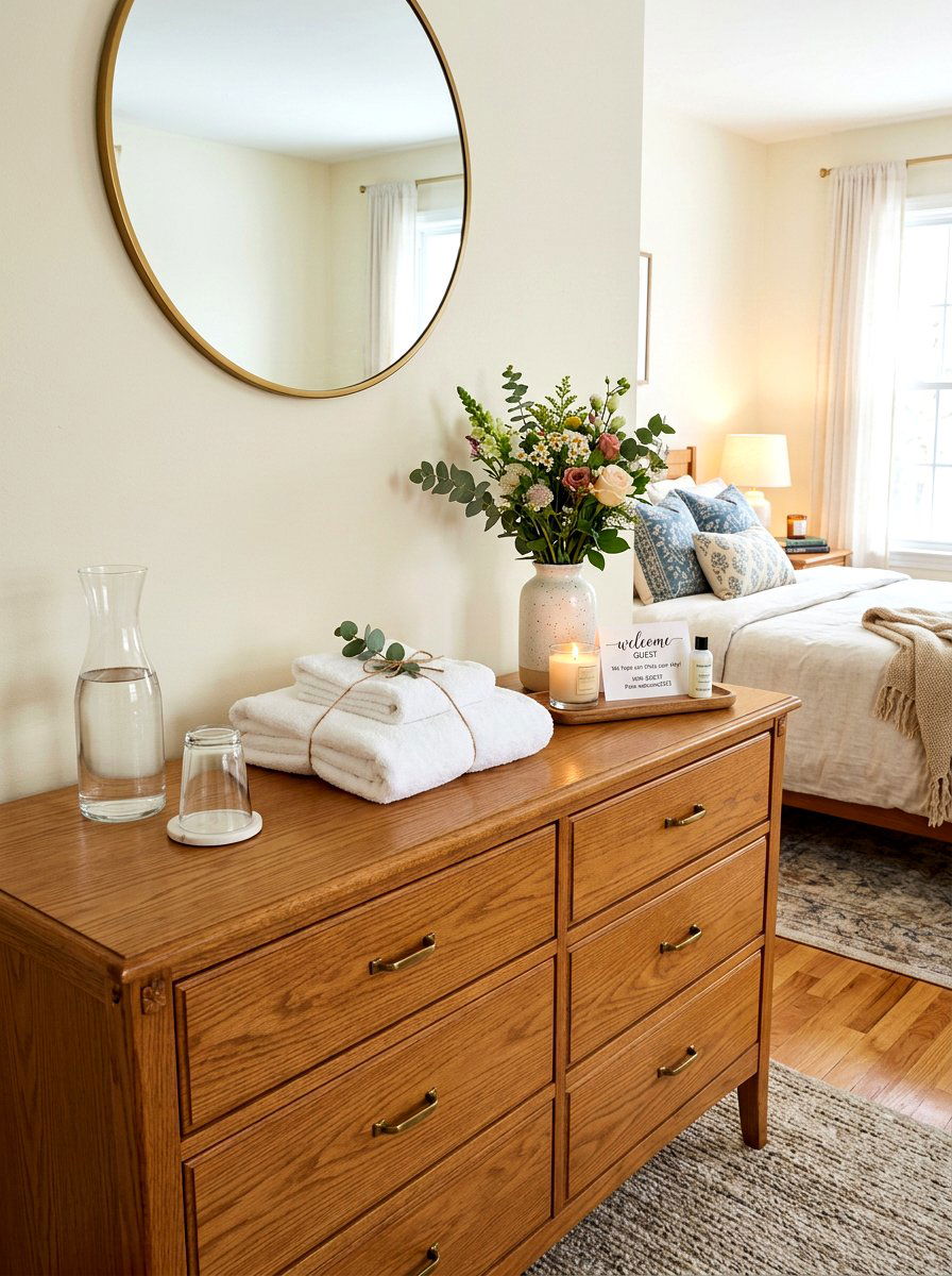 Guest room dresser decor - 30 bedroom dresser styling ideas