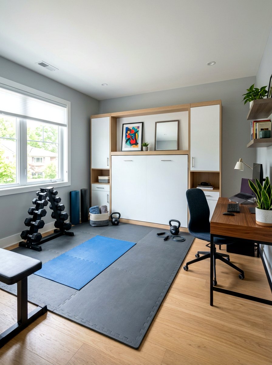 Guest room gym - 30 home gym ideas