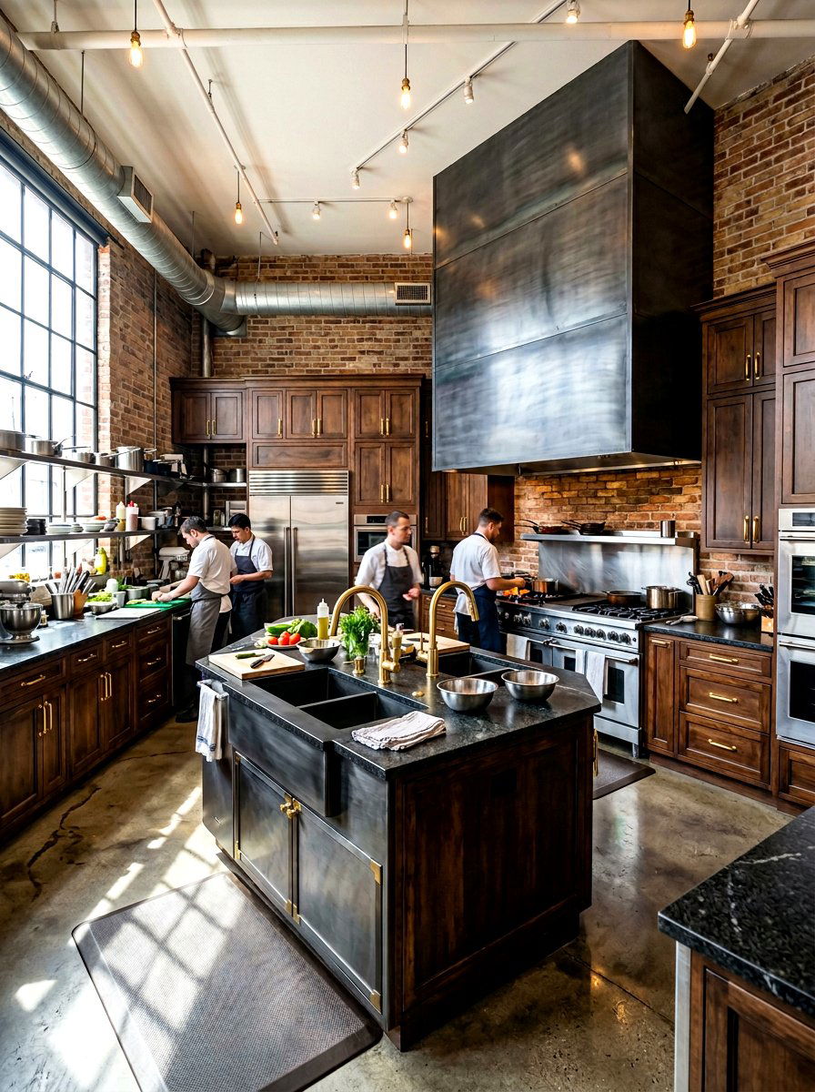 Gunmetal and brass kitchen - 30 mixed metal decor ideas
