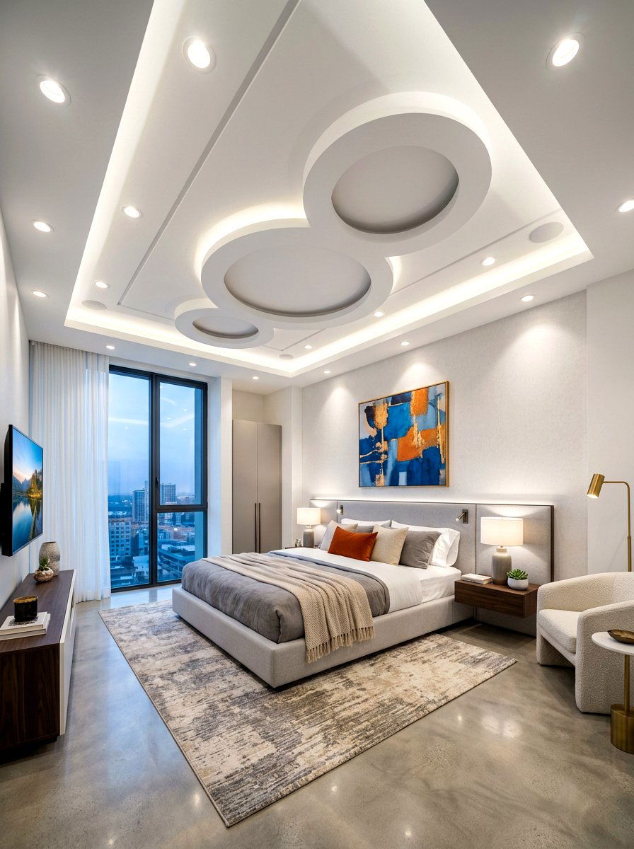 Gypsum False Ceiling - 30 ceiling design ideas