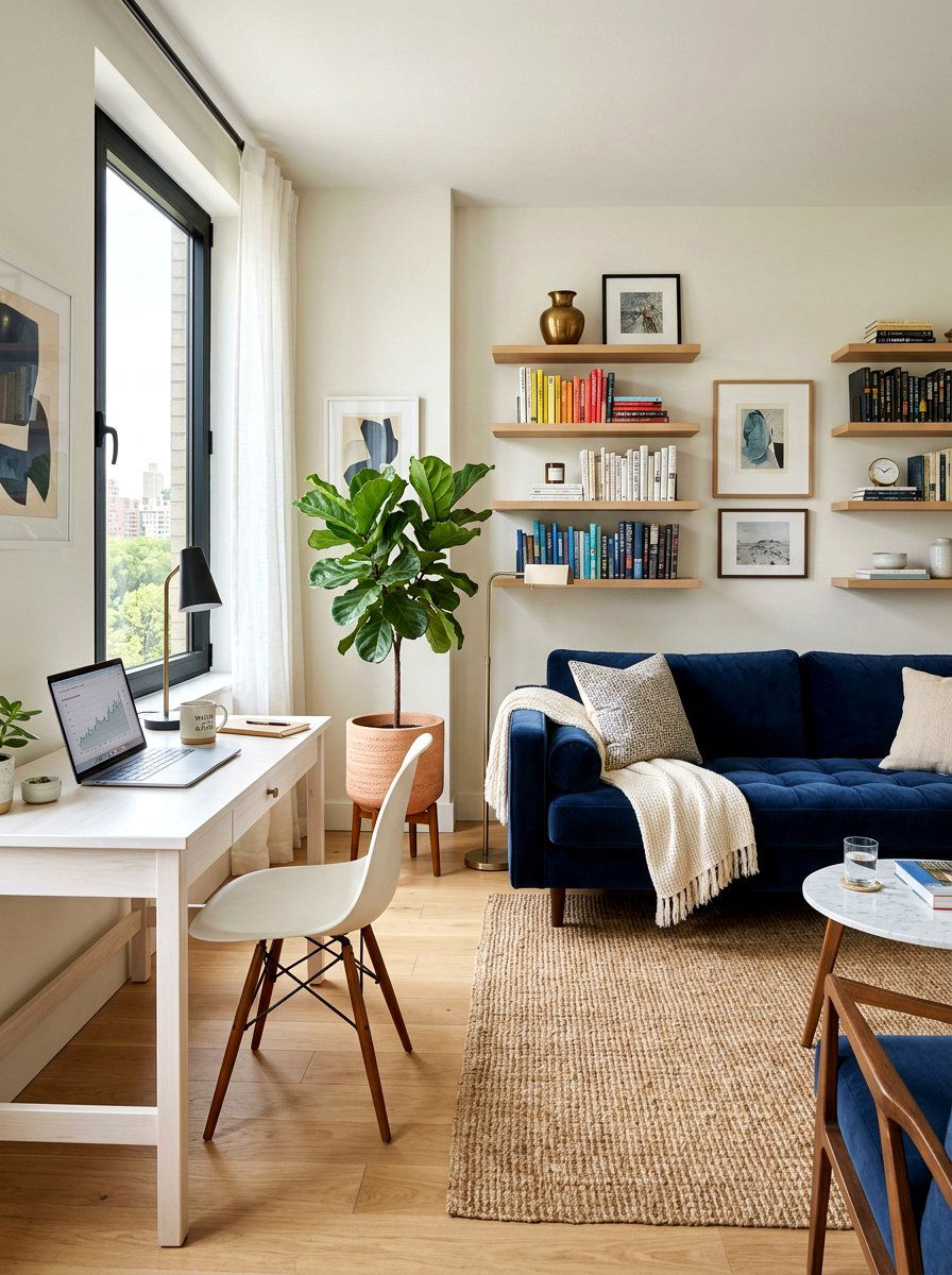 HOME OFFICE LOUNGE - 30 bonus room lounge ideas
