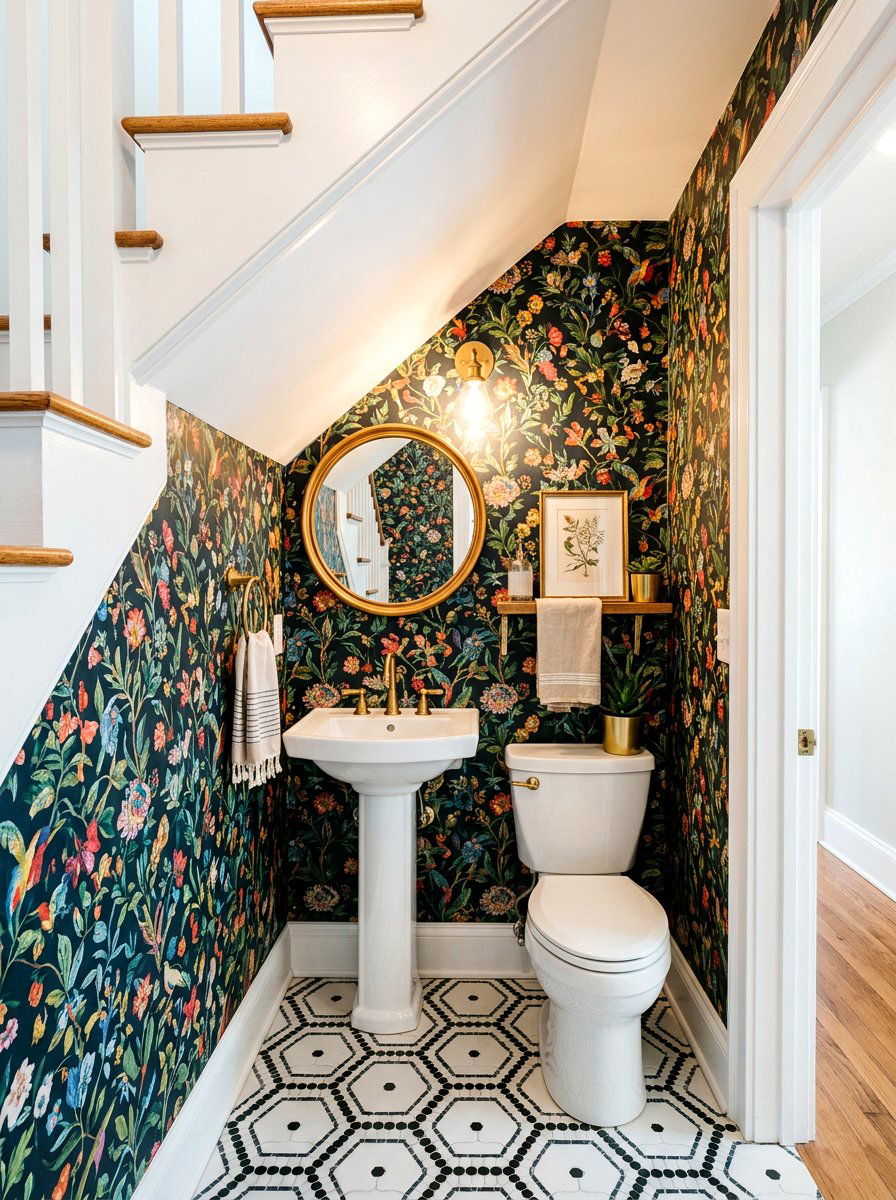 Half Bath Under Stairs - 30 cozy nook under stairs ideas